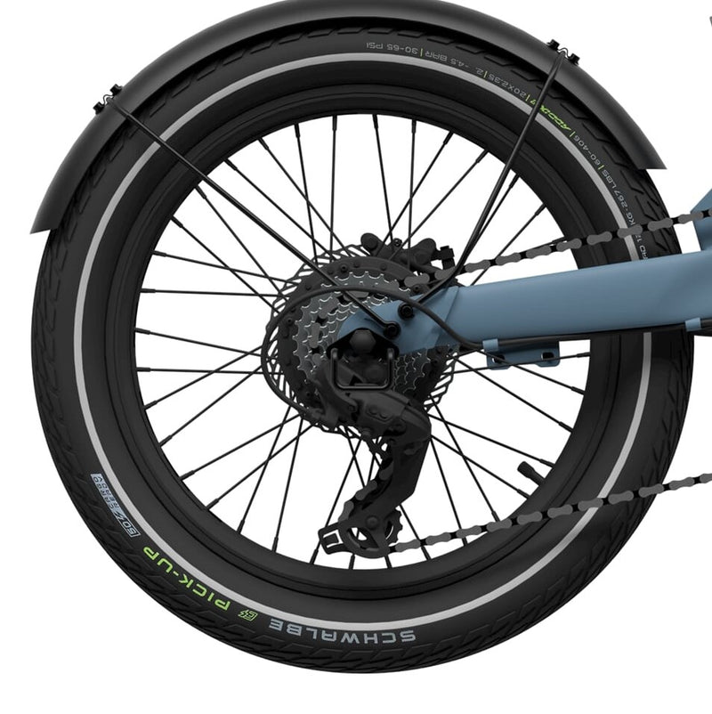 Eovolt Rueda trasera de la rueda trasera V3 16 pulgadas sin disco negro