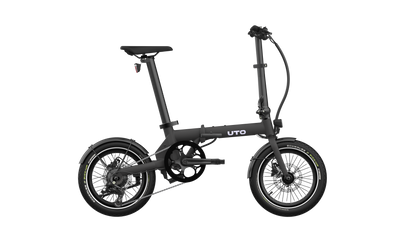 Bicicleta eléctrica plegable uto og16 v0 negra