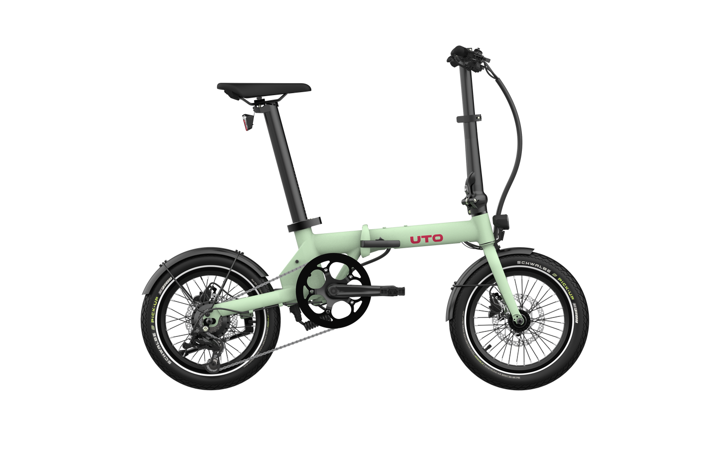 Bici pieghevole elettrica UTO OG16 V0 Green