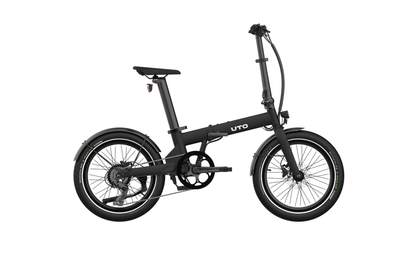 Uto elektrische vouwfiets og20 v0 zwart