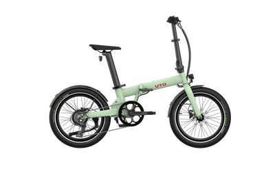 Bicicleta eléctrica plegable uto og20 500 v0 verde