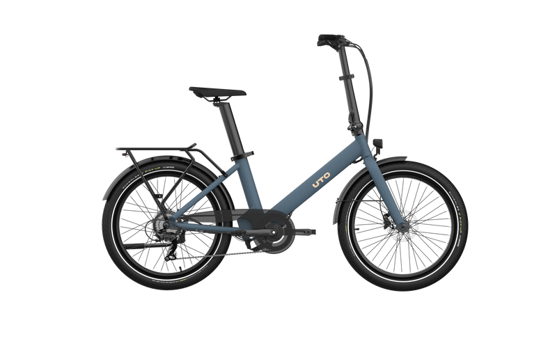 Uto elektrische compactfiets og24 v1 blauw