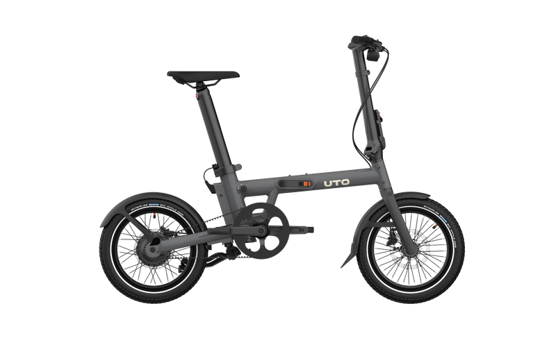 Uto elektrische vouwfiets pro16 v0 uart grijs