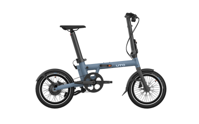 Bicicleta eléctrica plegable uto pro16 v0 azul