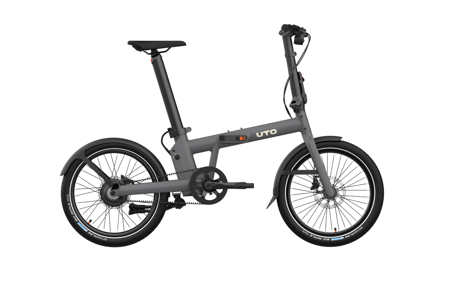 Uto elektrische vouwfiets pro20 v2 grijs
