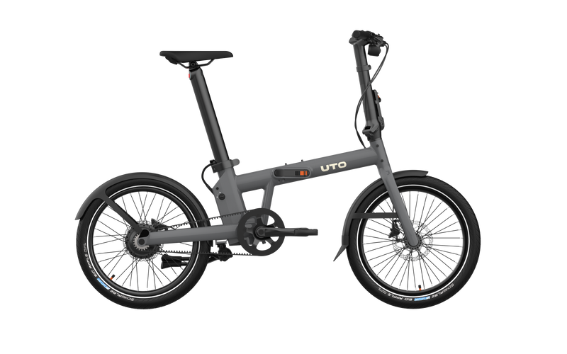 Bicicletta pieghevole elettrica Uto pro20 v2 grigia