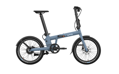 Bicicleta eléctrica plegable uto pro20 v3 azul