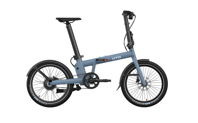Bicicletta elettrica pieghevole Uto pro20 v3 blu