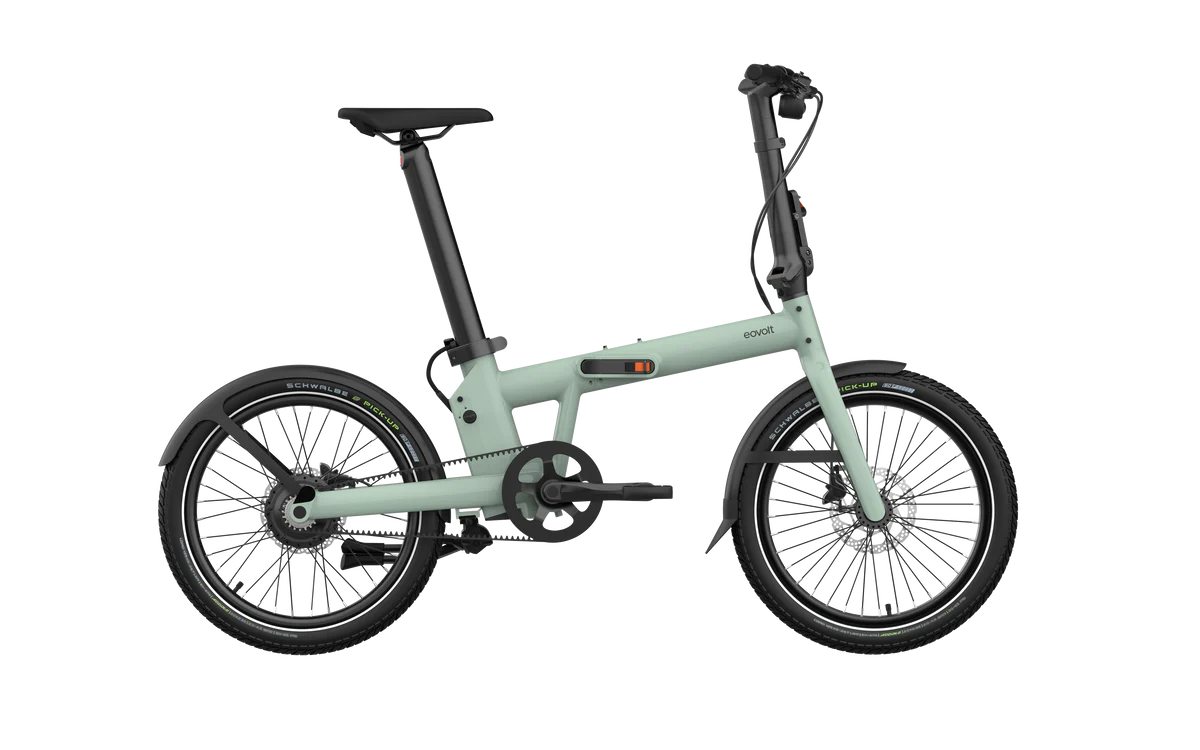 Bici pieghevole elettrica Eovolt Pro 20 V1 Verde