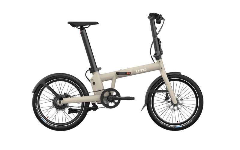 Bicicletta elettrica pieghevole Uto pro20 v3 tortora