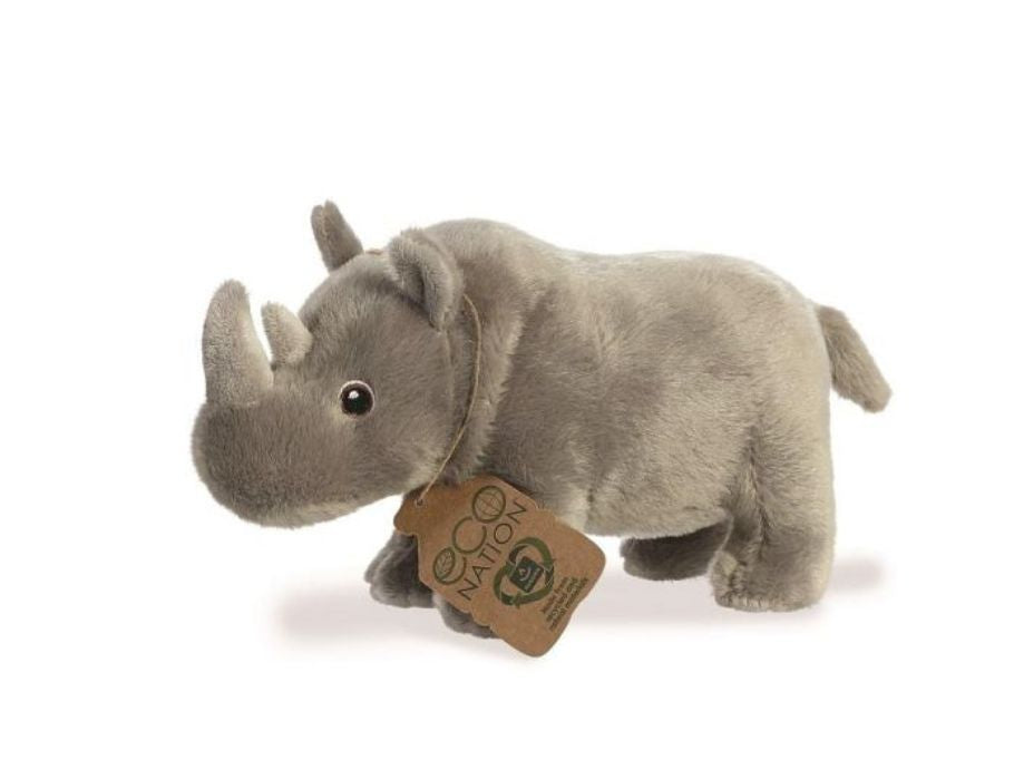 Eco nation Pluchen Cuddle Rhino 24 cm