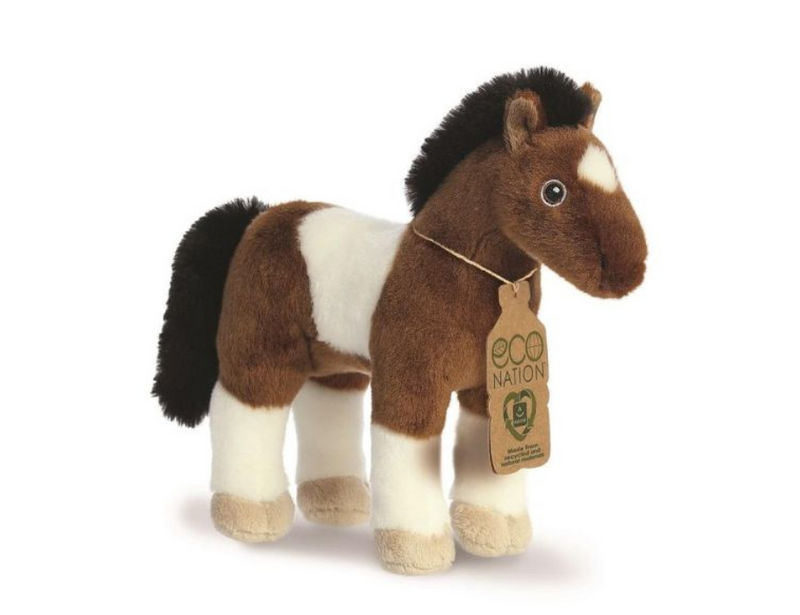 Eco Nation Pluchen Cuddle Horse 28 cm