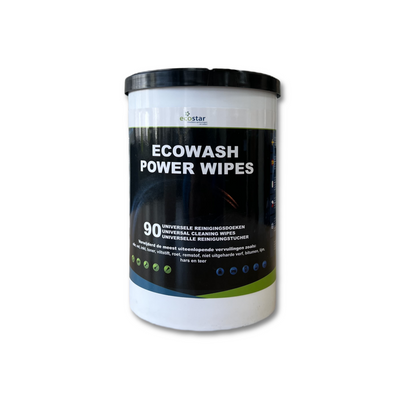 Ecostar ecowash power wipes vasetto (90 salviette)
