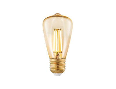 Lámpara LED de Eglo ovana pequeña E27 260 lm ámbar 2200k pasador