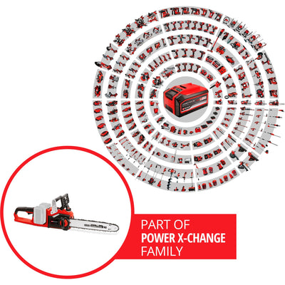 Einhell accu kettingzaag ge-lc 36 35 li-solo (rood zwart, accu en oplader niet inbegrepen)