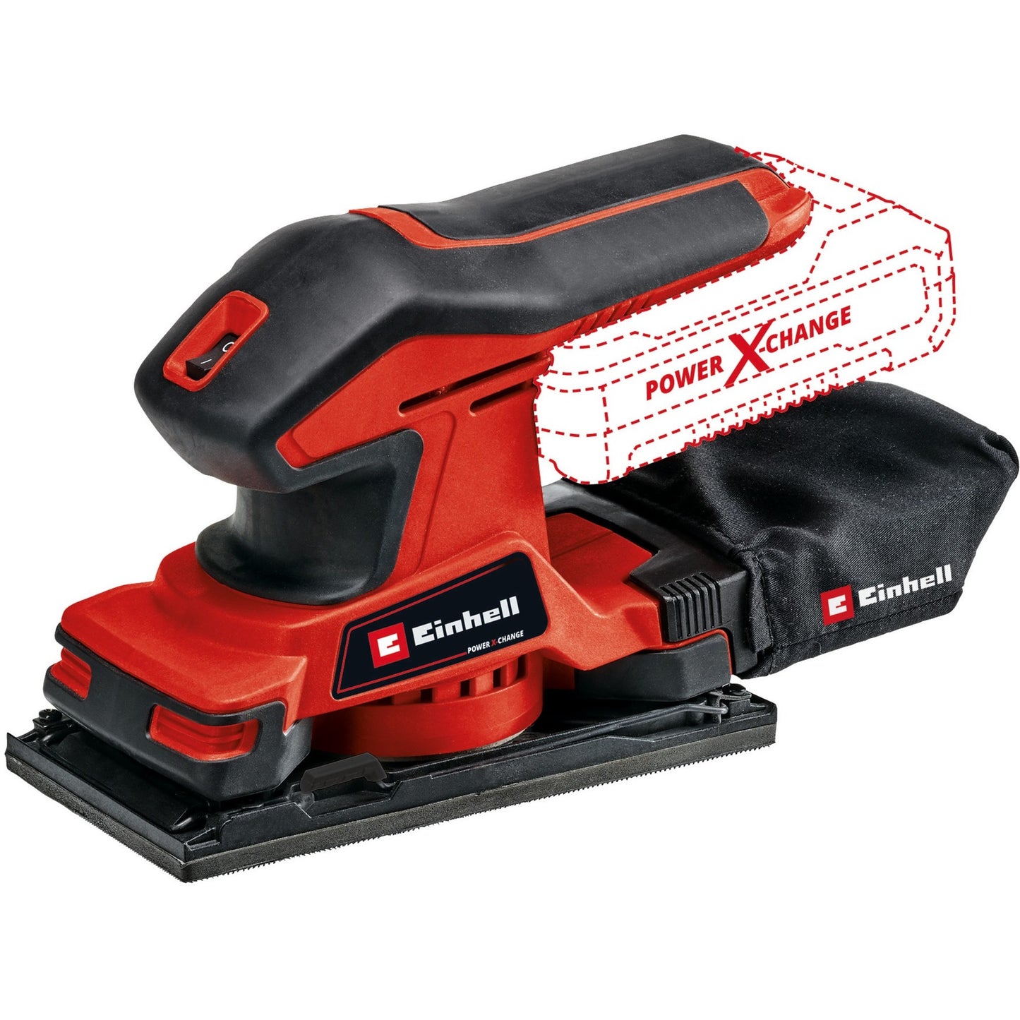 Einhell Battery Place Máquina de lijado TC-OOS 18 187 Li Solo