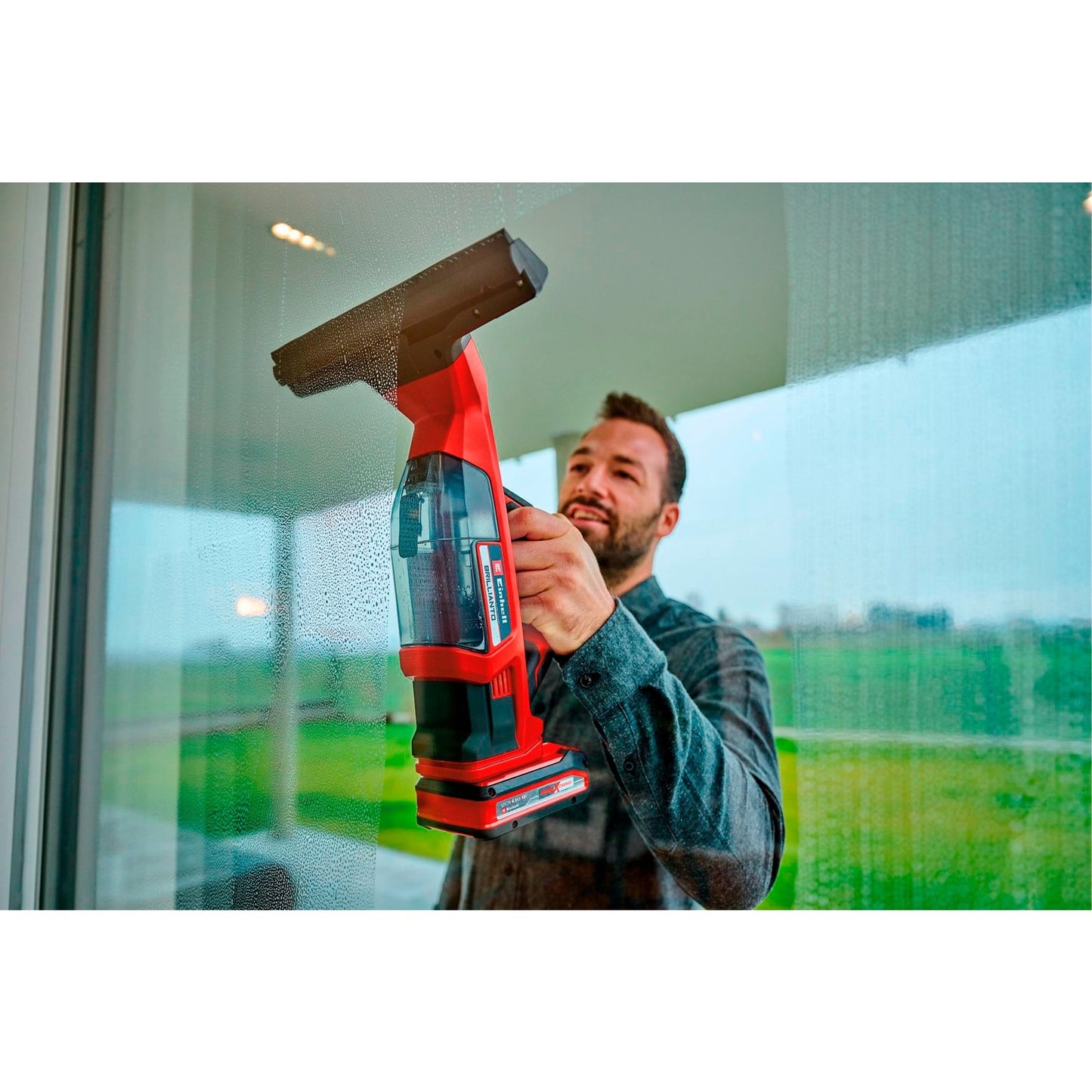 Cleaner de ventana de batería de Einhell Brillianto