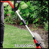 Einhell grastrimmer gc-et 4530 kit (rood zwart)