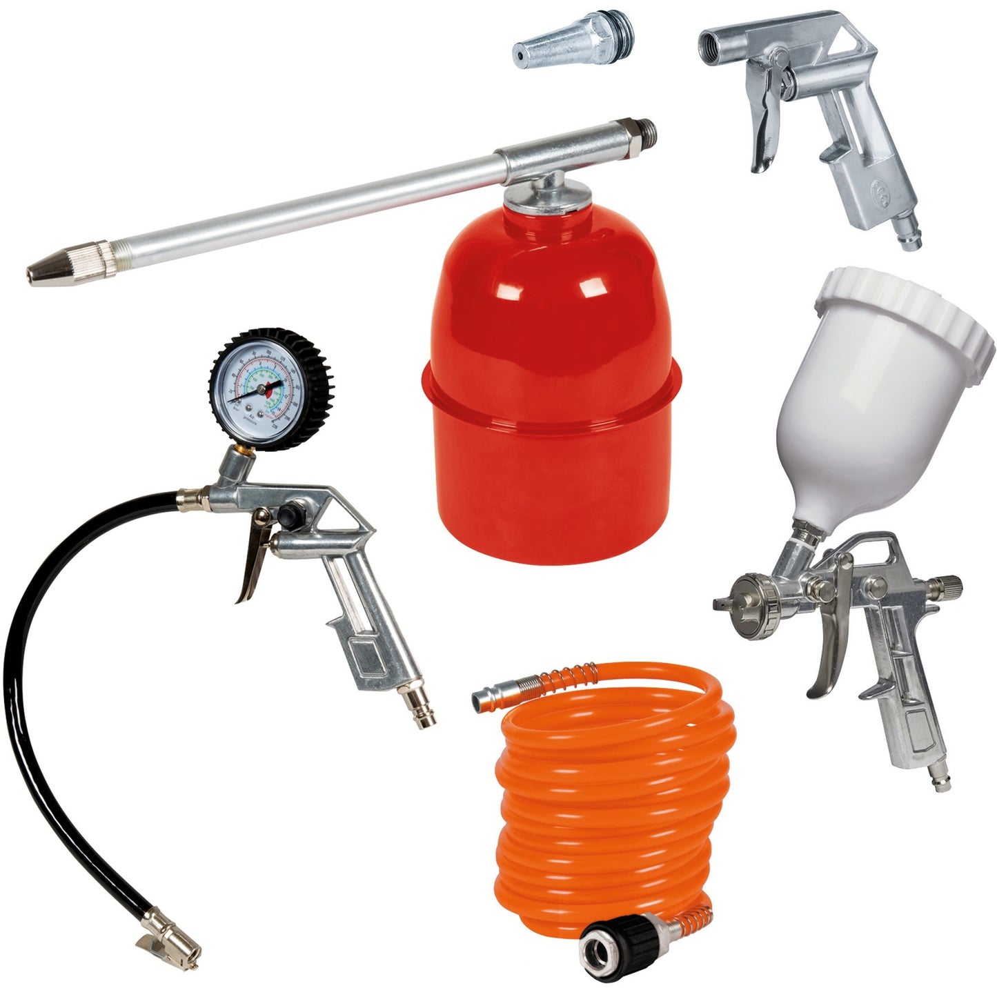Conjunto de presión de aire de Einhell, Profi, 5 piezas
