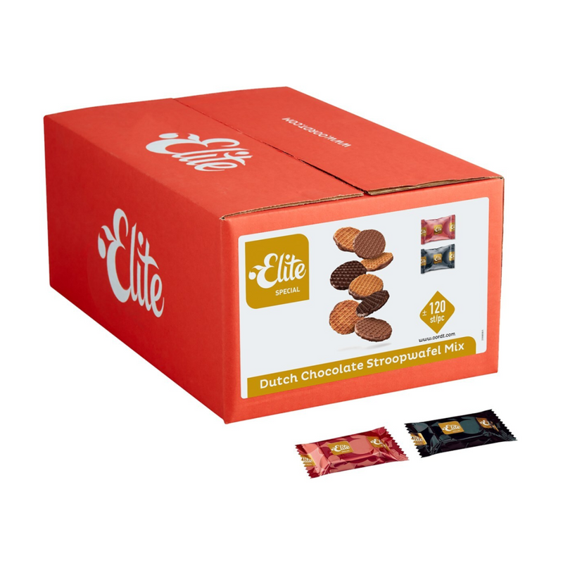 Mix per waffle con sciroppo di cioccolato Elite Dutch (120 pezzi)