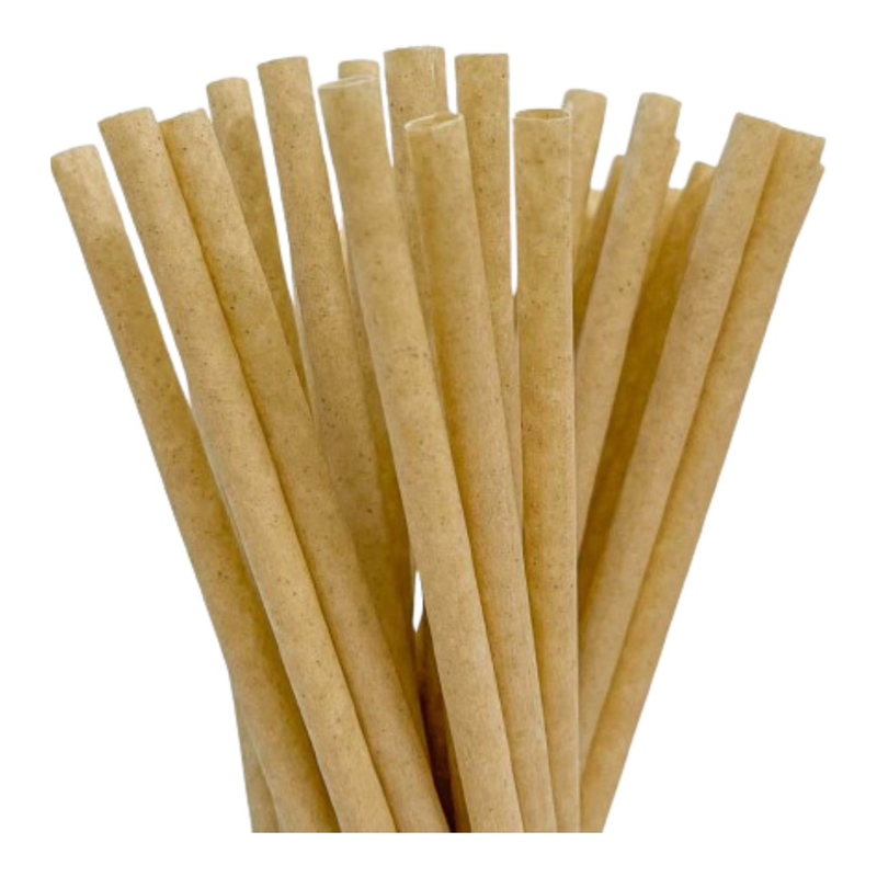 Paglia di canna da zucchero Equo extra lunga 6x250mm. (250 pezzi)