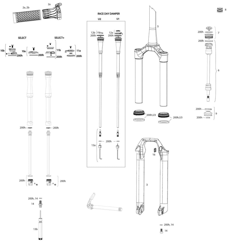 RockShox Susp.F.Fork RS Sid Sel.rl 2P 27,5 + 29 Boost