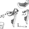 Sram shifter apex e-tap axs disc recht alleen shifter excl. remklauw