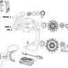Derail posteriore SRAM. AXS E1 10-28 36T