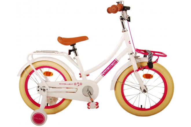 Virerare Eccellente bicicletta per bambini - Girls - 16 pollici - Bianco - 95% assemblato