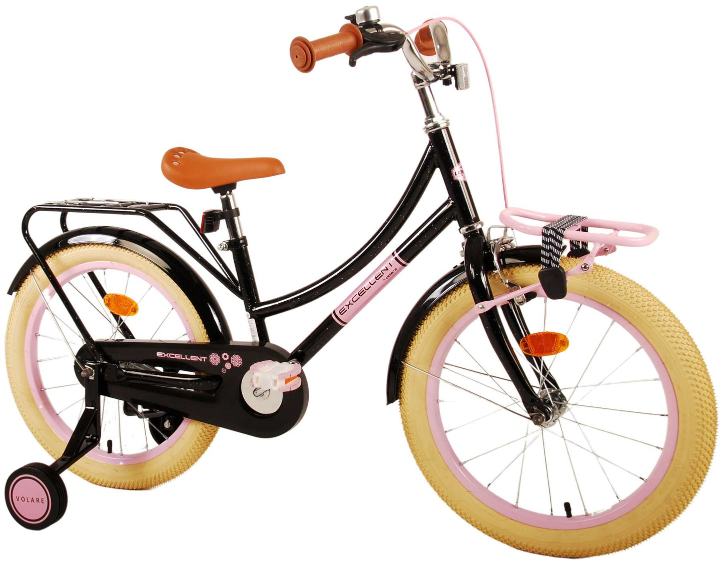 Virerare Eccellente bicicletta per bambini - Girls - 18 pollici - Nero - 95% assemblato