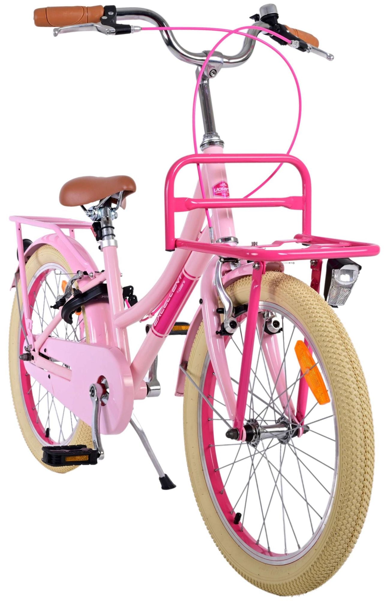 Vlatare Eccellenti biciclette per bambini - Girls - 20 pollici - Pink - Freni a due mani