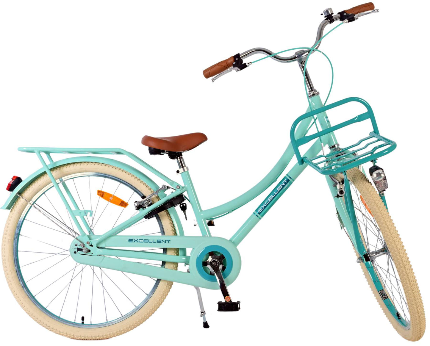 Volare Excelente bicicleta para niños - niñas - 24 pulgadas - verde - dos frenos de mano