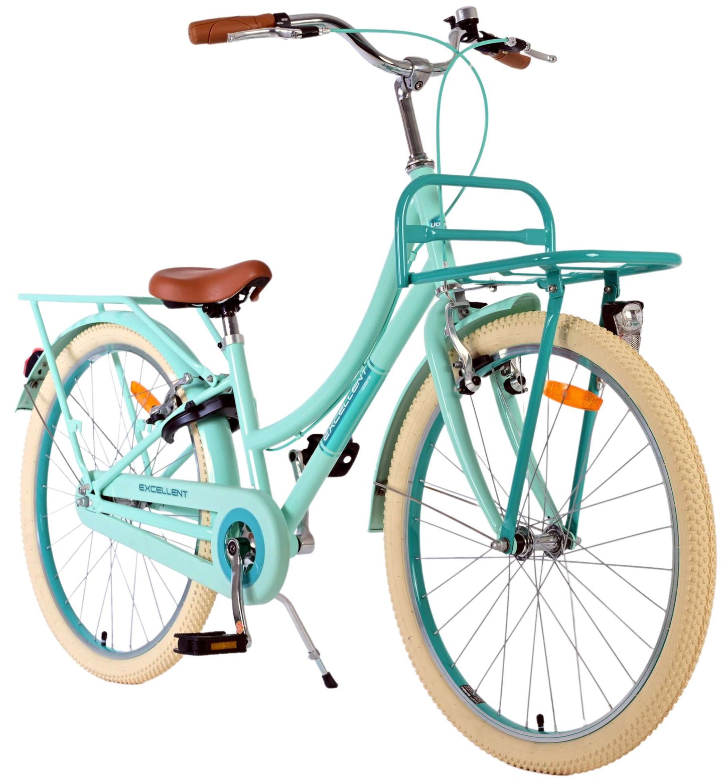 Volare Excelente bicicleta para niños - niñas - 24 pulgadas - verde - dos frenos de mano