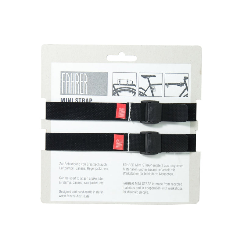 Fahrer Cargo Mini cinghia m 35x2cm nero (2 pezzi)