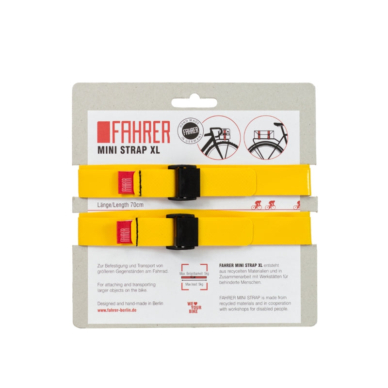 Fahrer Cargo Mini Strap XL 70x2cm Yellow (2 pezzi)