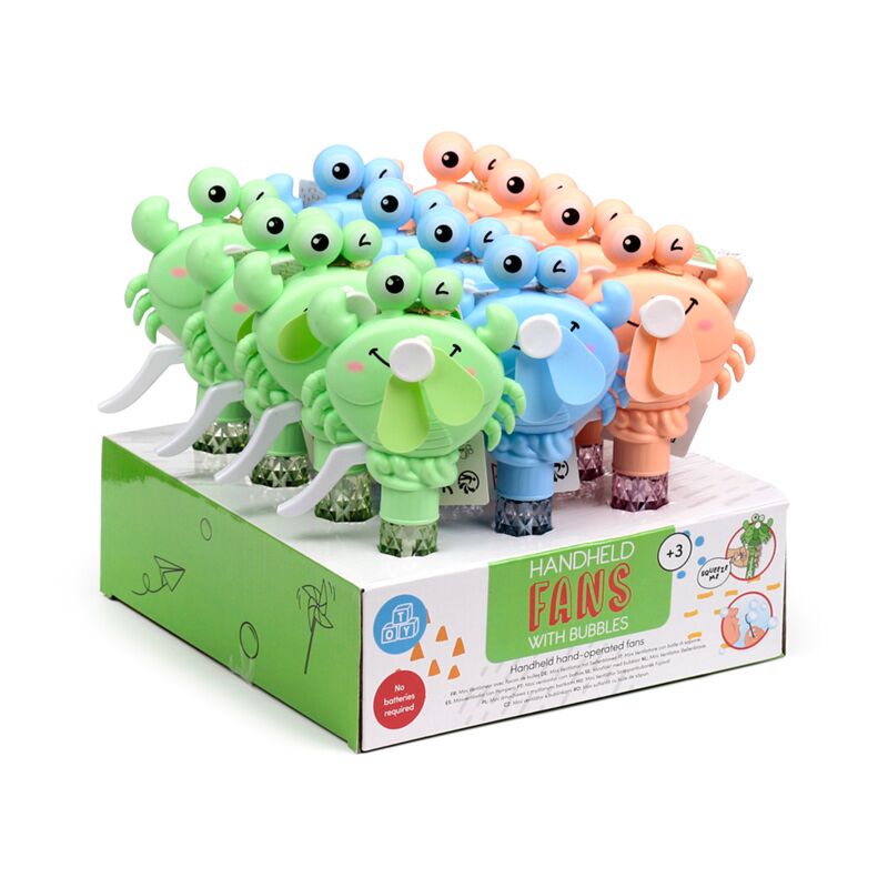 Ventilatore portatile Krab con soffiatore a bolle