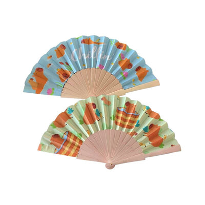 Abanico plegable Carpincho