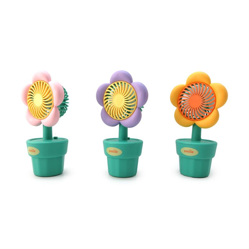 Mini ventilatore per vaso da fiori ricaricabile tramite USB