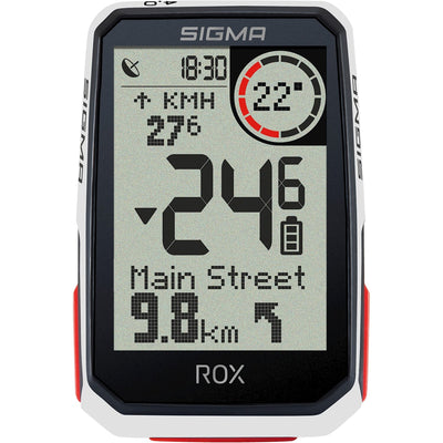 Sigma ROX 4.0 GPS SW WI HR Starther Hod Cad Snelh Sent Monte superiore SET
