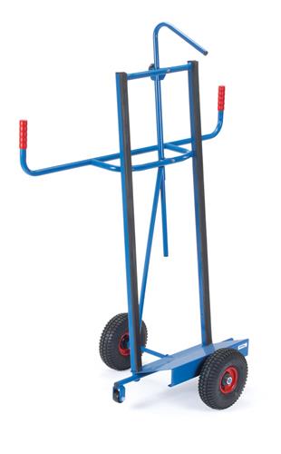 Carrello portapiatti Fetra con ruote in gomma piena