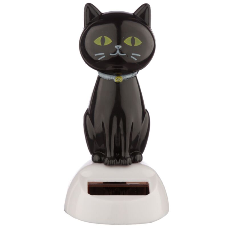 Felicità Black Cat Solar Solar Pal Figura