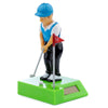 Figura solare di golfista