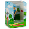 Figura solare di golfista