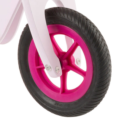Loopfiets hout vespa roze