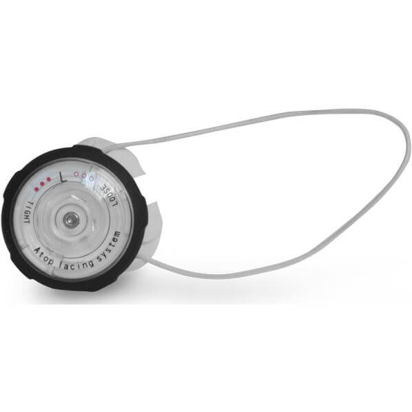 Manopola bobina flr 40 cm bianca in cima alla chiusura BOA set 2 pezzi