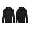 Sudadera con capucha superior talla xs negro