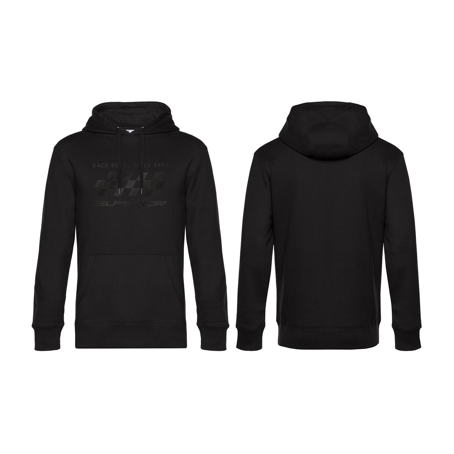 Sudadera con capucha superior talla xs negro