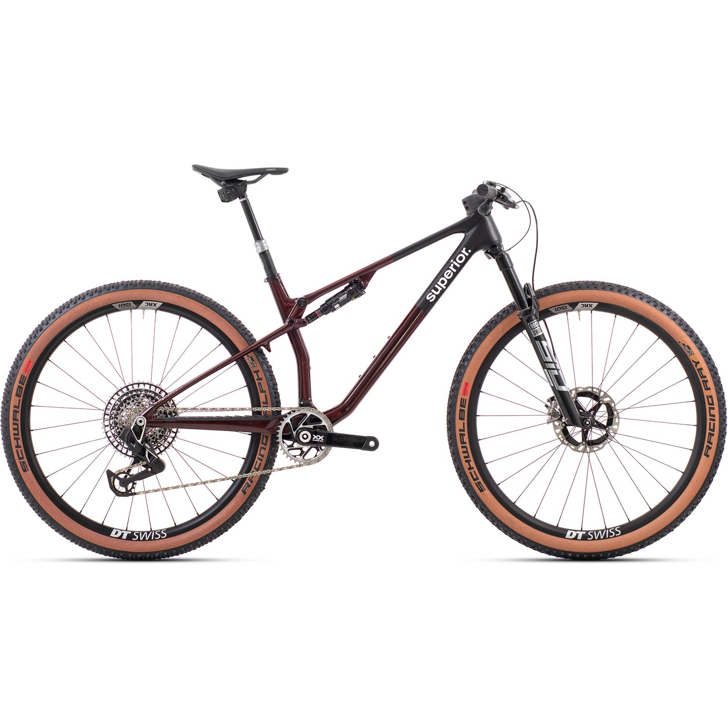 Superior mtb completamente xf 9.9 team 29x21.0 (xl) gls rosso crb. nero