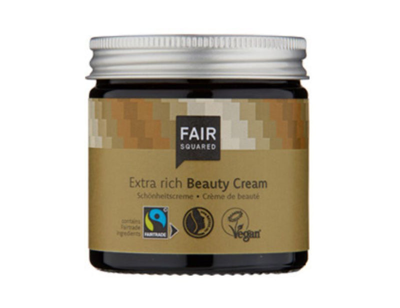 Crema di bellezza extra ricca quadrata equa