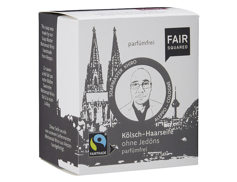 Fair squared shampoo bar - kale kop- 80 gr.